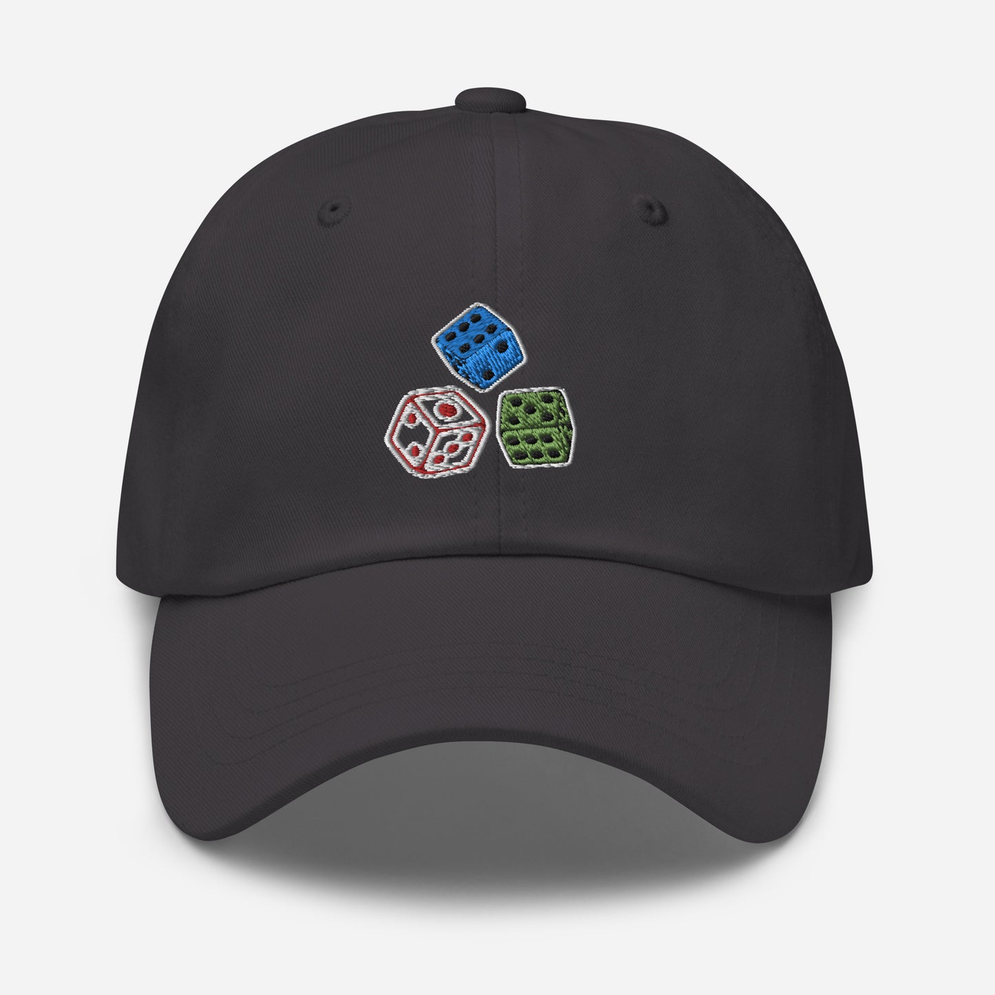 Nice Hat With Triple Dice Embroidered Design