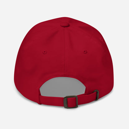 Hat With Embroidered Double Basketball Design