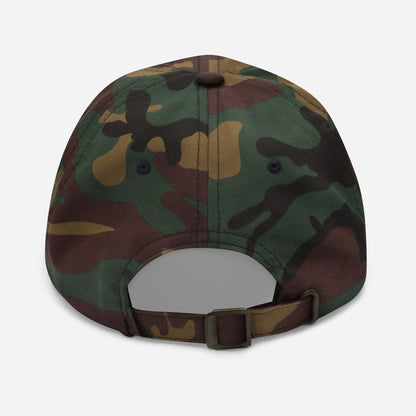 Hat With Embroidered Double Basketball Design