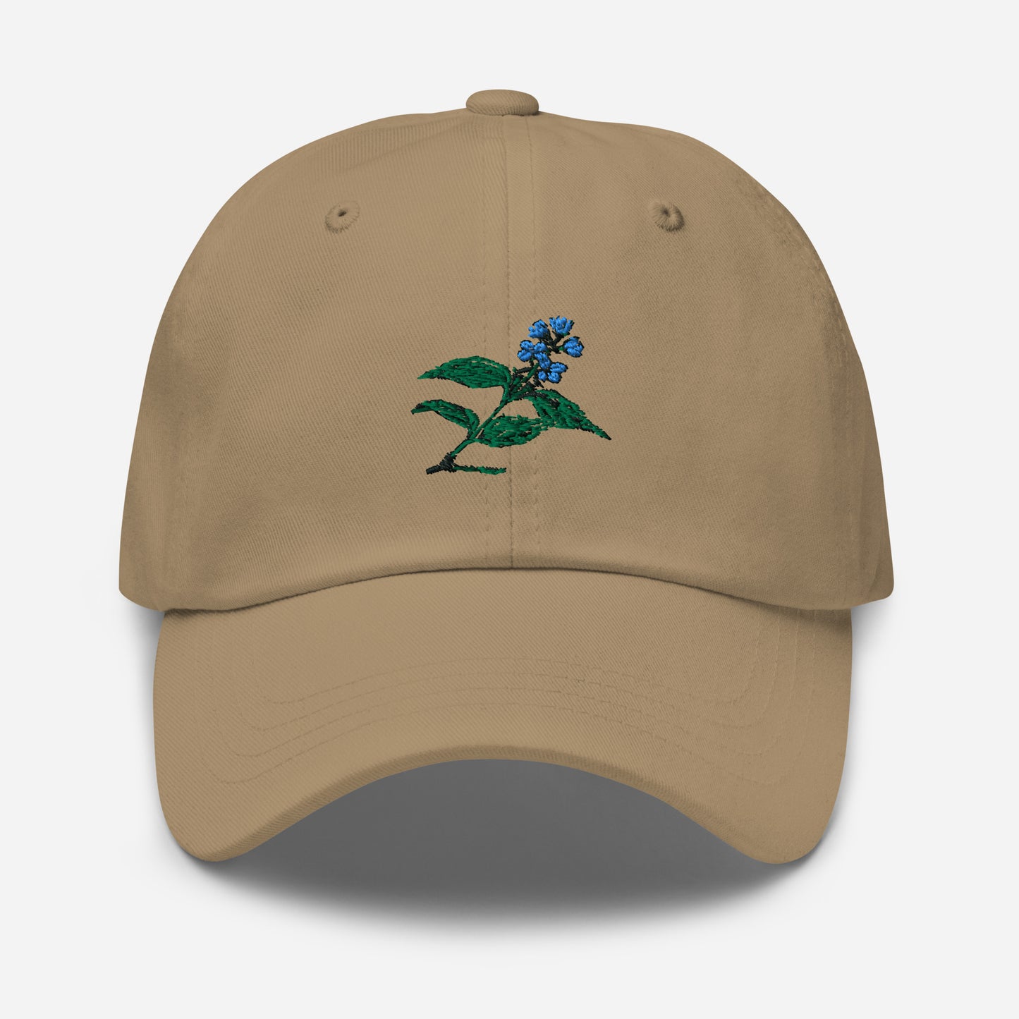 Green Blue And Black Flower Nice Hat