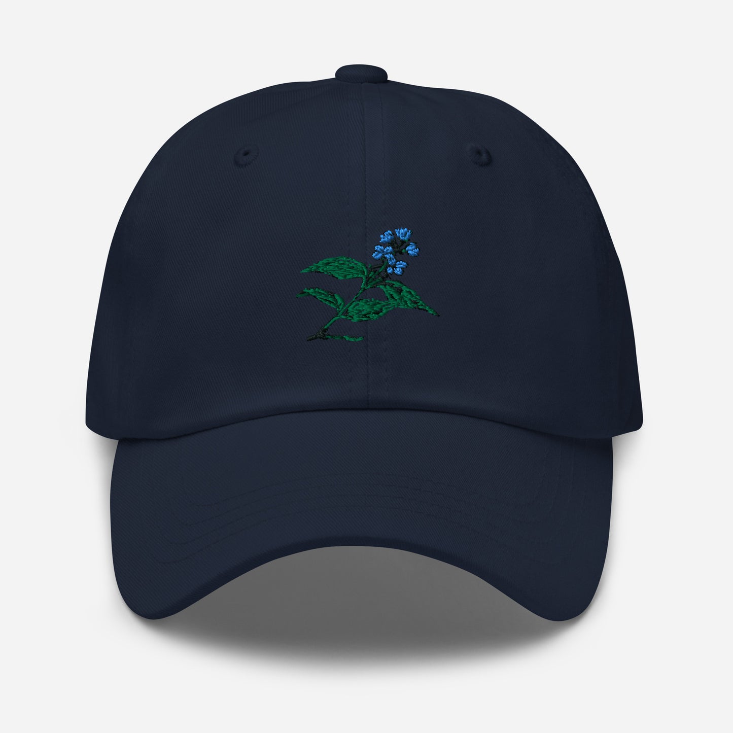 Green Blue And Black Flower Nice Hat