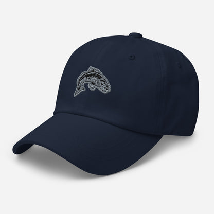 Curved Fish With Shadow Nice Hat