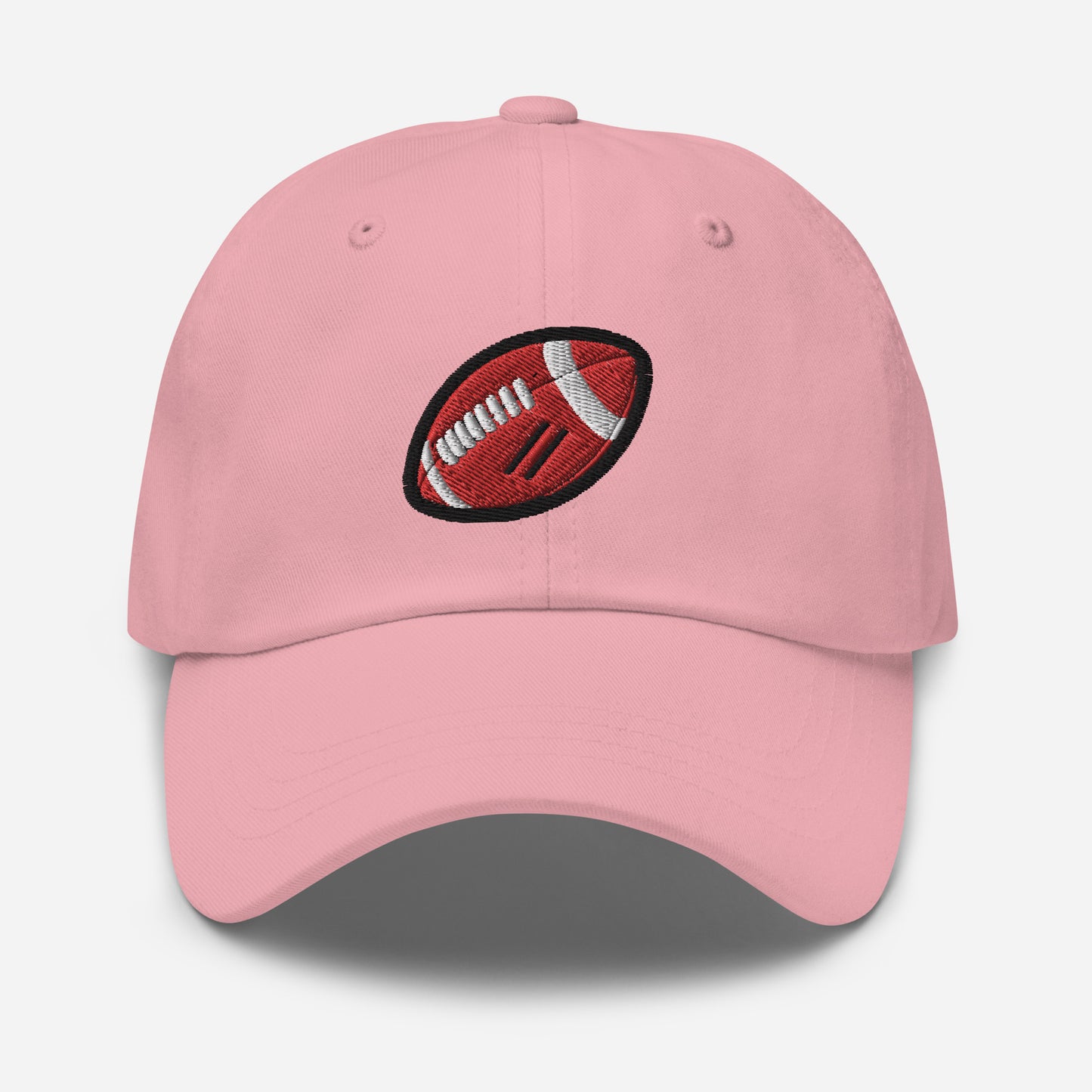 Hat With Embroidered Football Design