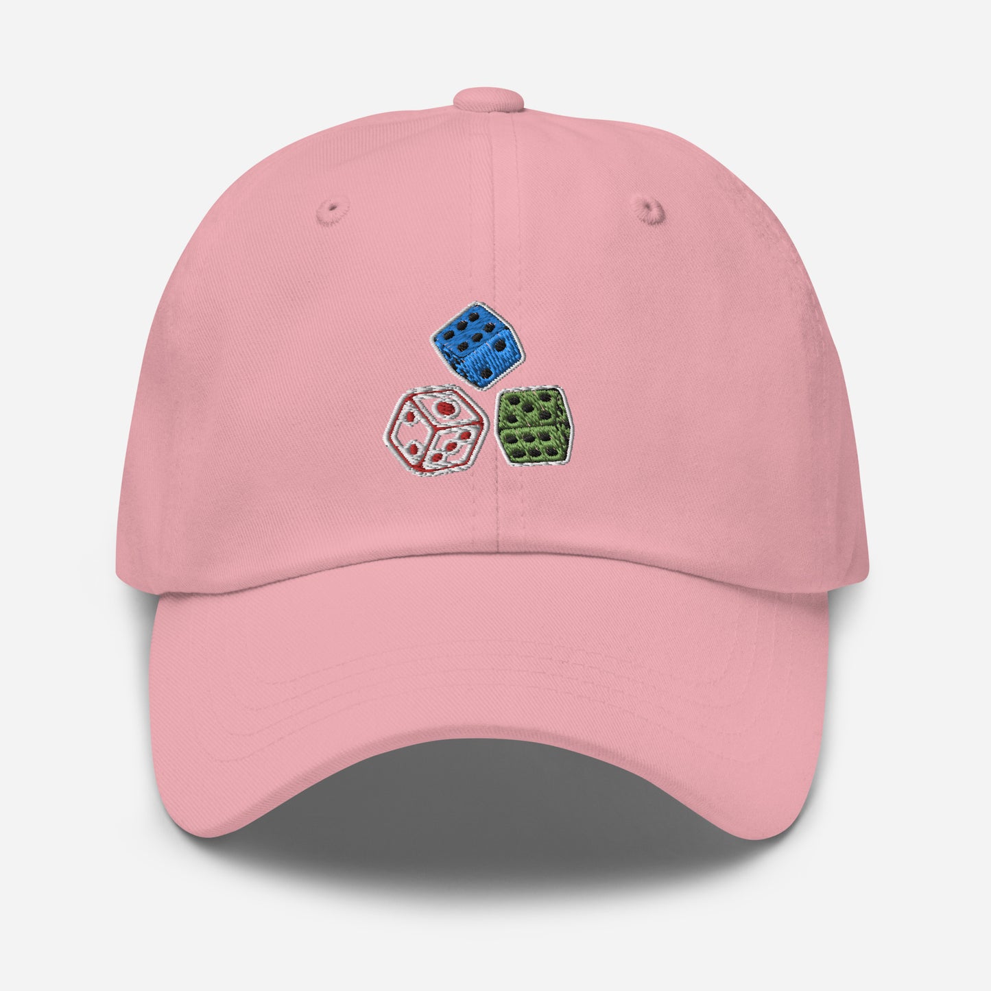 Nice Hat With Triple Dice Embroidered Design