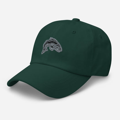 Curved Fish With Shadow Nice Hat