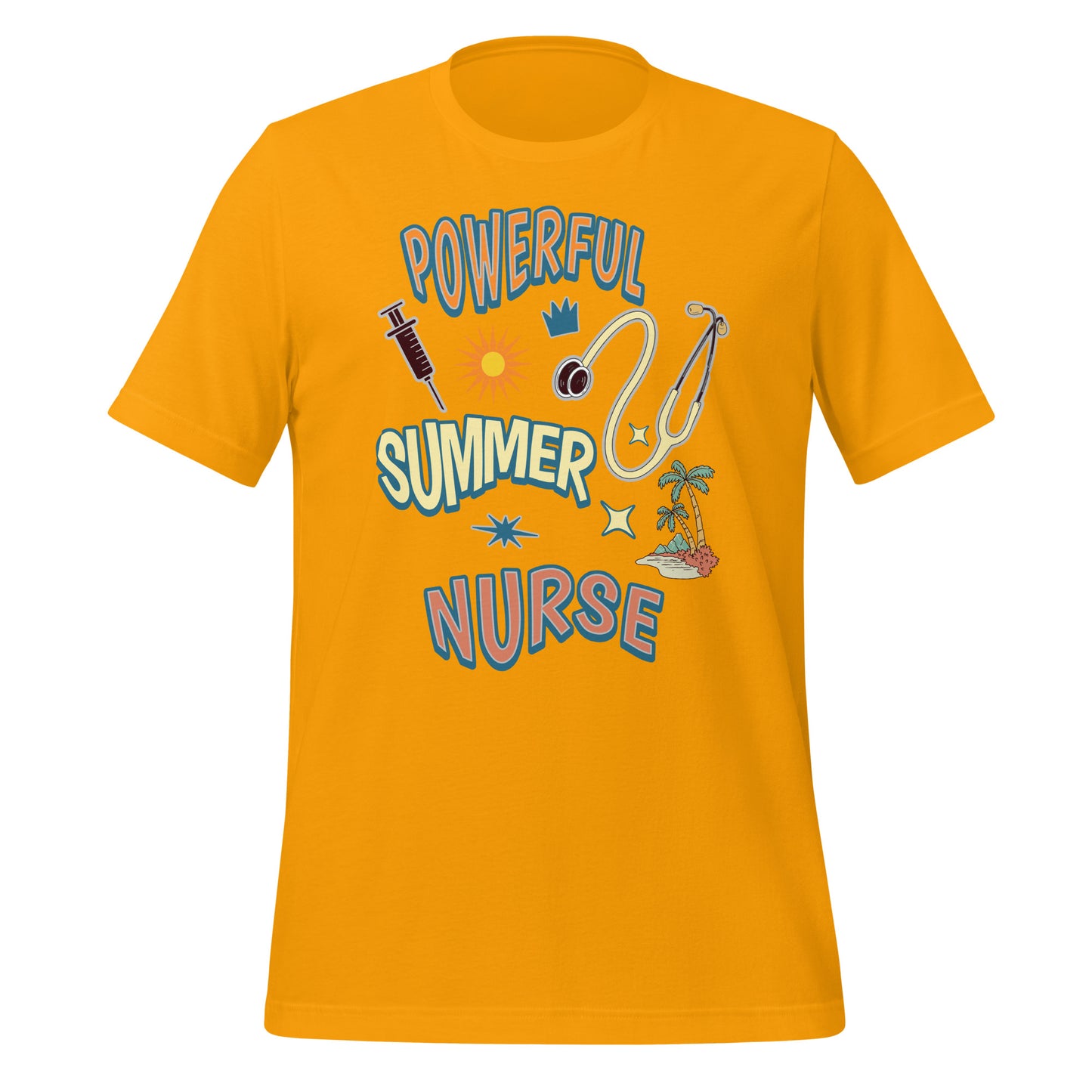 Powerful Summer Nurse Unisex T-shirt